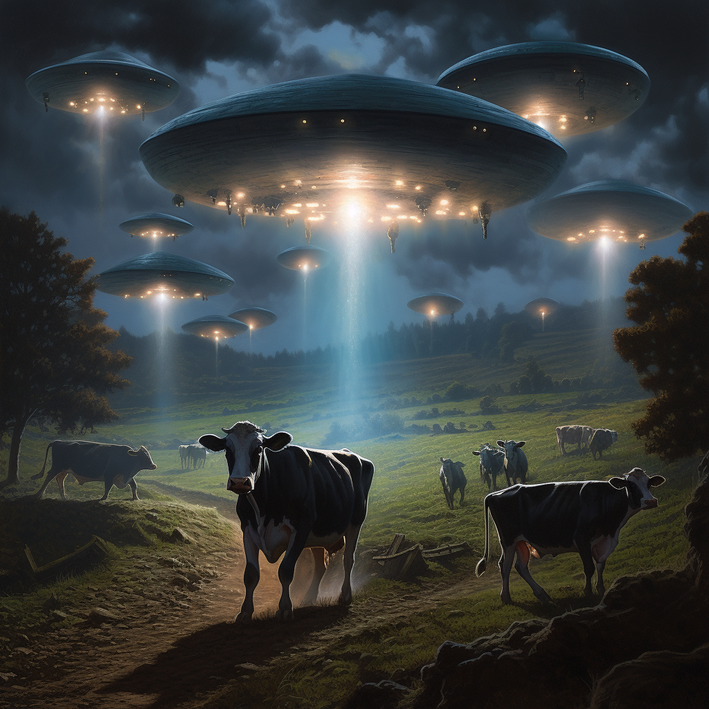 De Luces Celestes y Vacas Flotantes