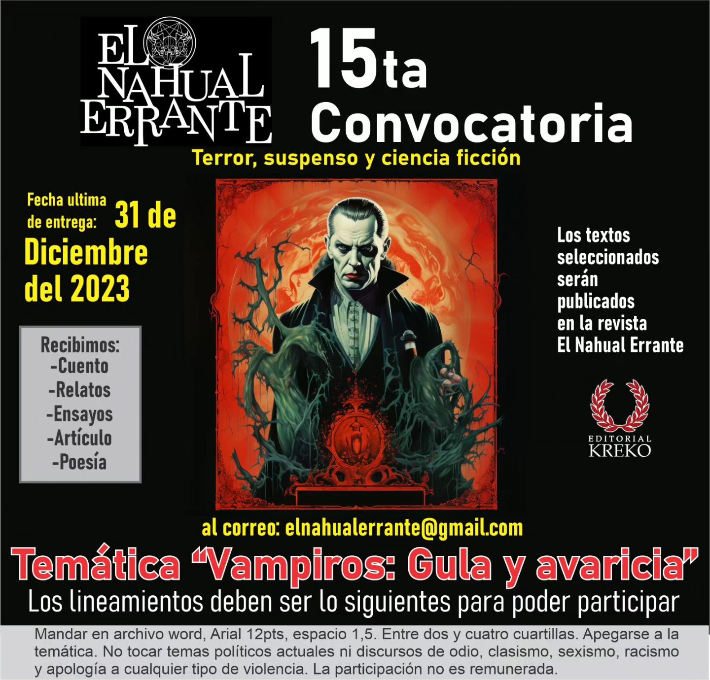 ¡Convocatoria abierta!